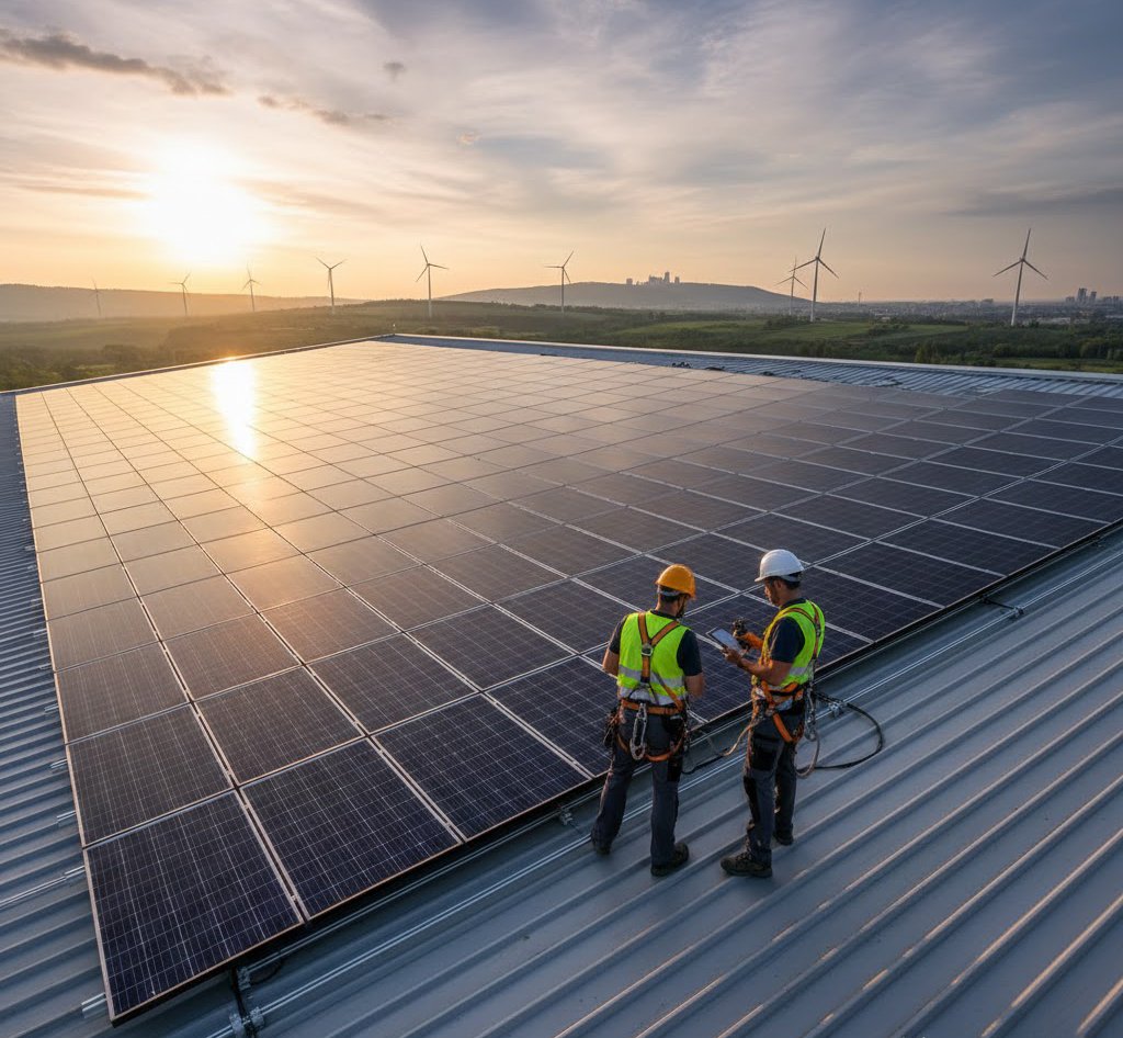 Instalación de placas solares por Calisau